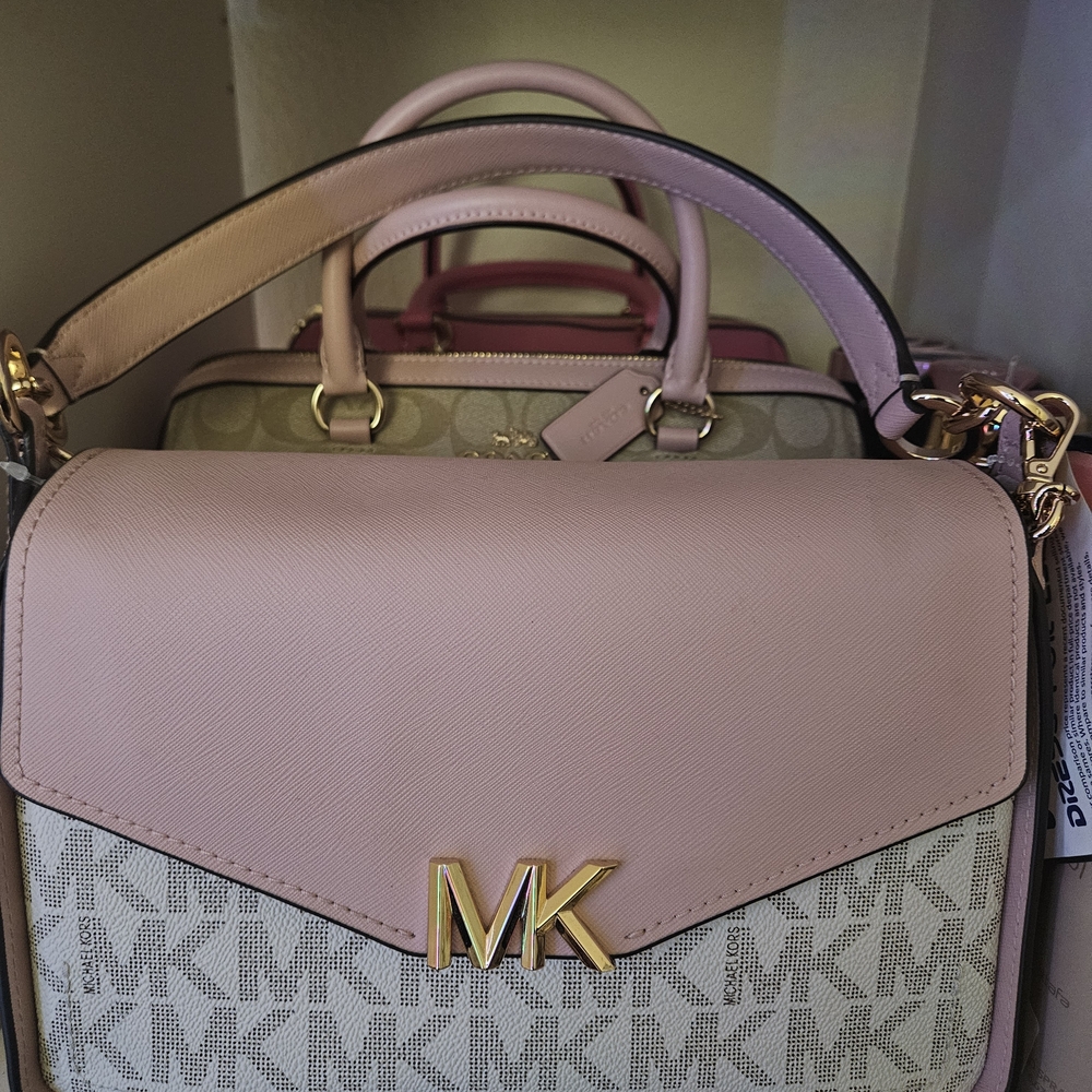 Michael Kors Somkey Rose Sylvia Satchel